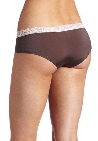 Calvin Klein Women's Lace and Sheen Hipster