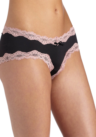 Intimo Women's Micro Lace Boyshort