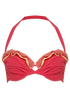 Frill Halter Neck Bikini Top