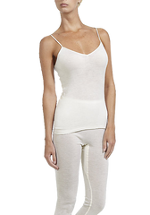 Wool and Silk Spaghetti Strap Top